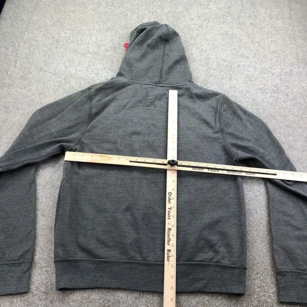 Alabama Crimson Tide Hoodie Womens L Gray NCAA Football Pressbox Sweatshirt